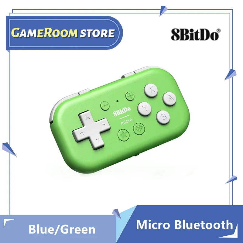 8Bitdo Pocket-sized Mini Controller Micro Bluetooth Gamepad for Switch, Android,and Raspberry Pi, Supports Keyboard Mode