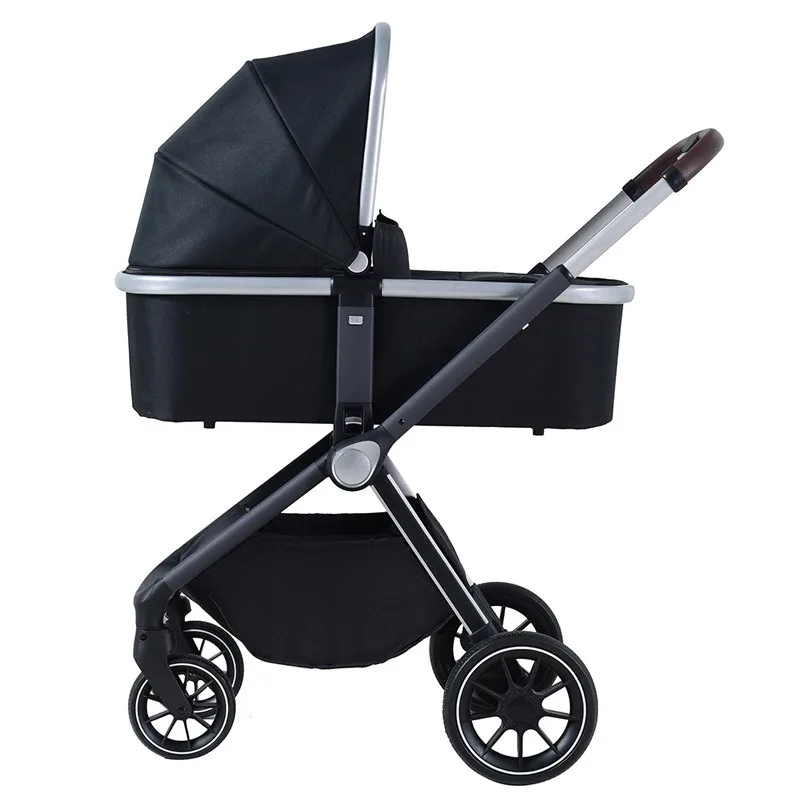 

High view baby stroller can sit and lie down and fold newborn baby stroller handily.