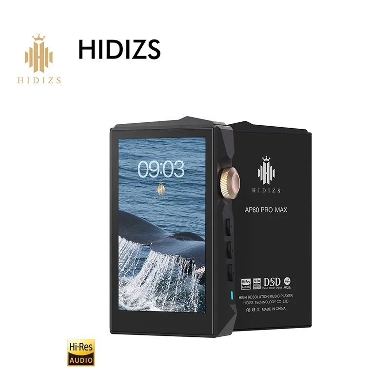 HIDIZS AP80 PRO MAX Reproductor de Música HIFI Todo en Uno con Bluetooth 5.1, DAC USB Dual ES9219C, MQA, E-book, MQA 16X, 3.5mm, 4.4mm