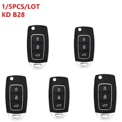 1/5pcs KD B28 Universal Wired Remote Key Keydiy 3 Buttons Car Remote Control Key for KD-x2 KD900 B Series Remote Control Car Key