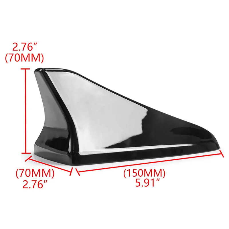 Car Shark Fin Roof Aerial Signal Enhancement Antena, Auto Peças de Reposição, Apto para Kia Optima, Hyundai Sonata, Genesis G80