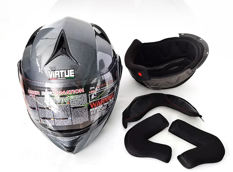 Wejump Carbon Fiber motorcycle helmet bluetooth
