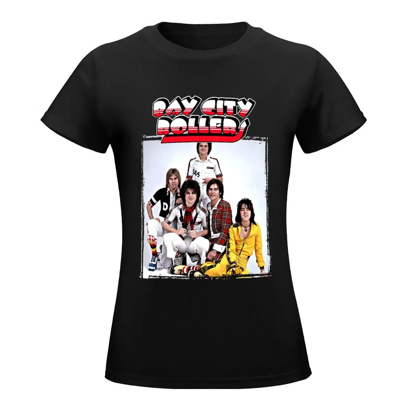 Bay City Rollers T-Shirt shirts graphic tees animal print shirt for girls Aesthetic clothing Top Women