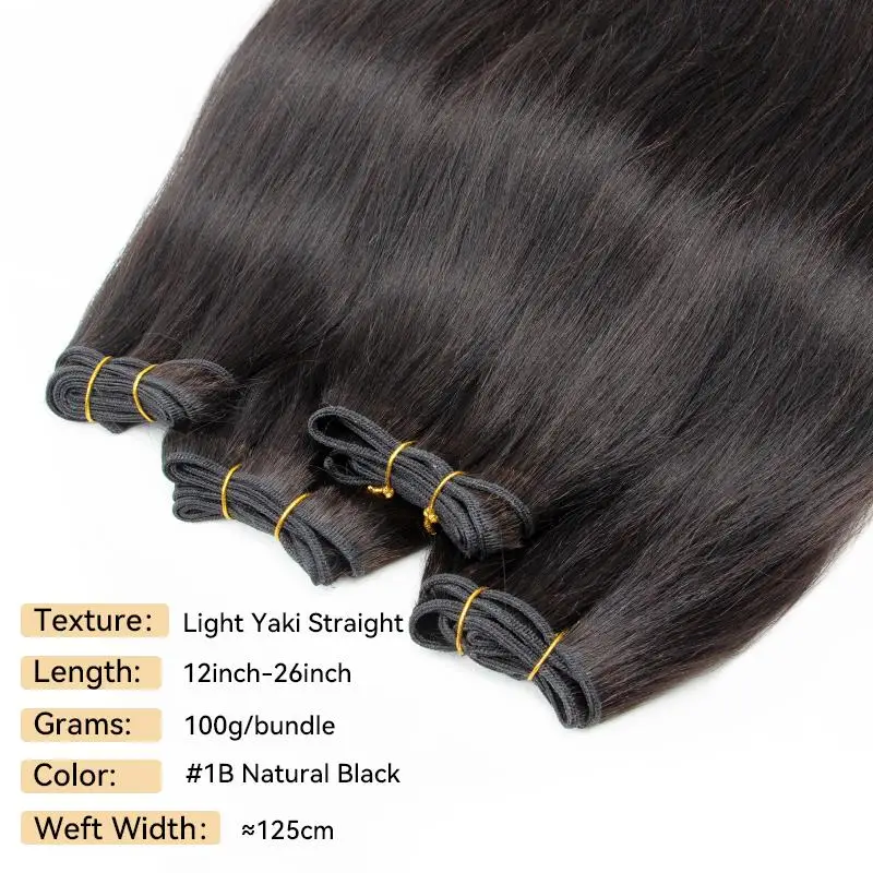 Black Pearl Brazilian Bone Straight Hair Bundles 100% Human Hair Weave Bundles Straight Virgin Hair Extension 1/3 PCS