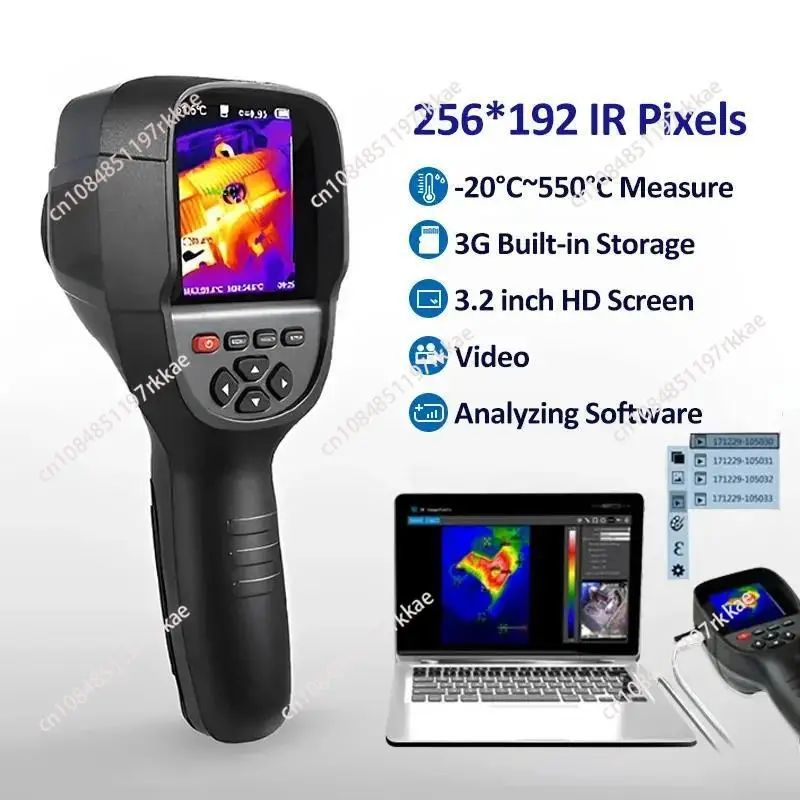 GW256Plus GW256 Thermal Imaging Camera for Water Pipe Leak and Power Electrical 256*192 Handheld Infrared  Imager