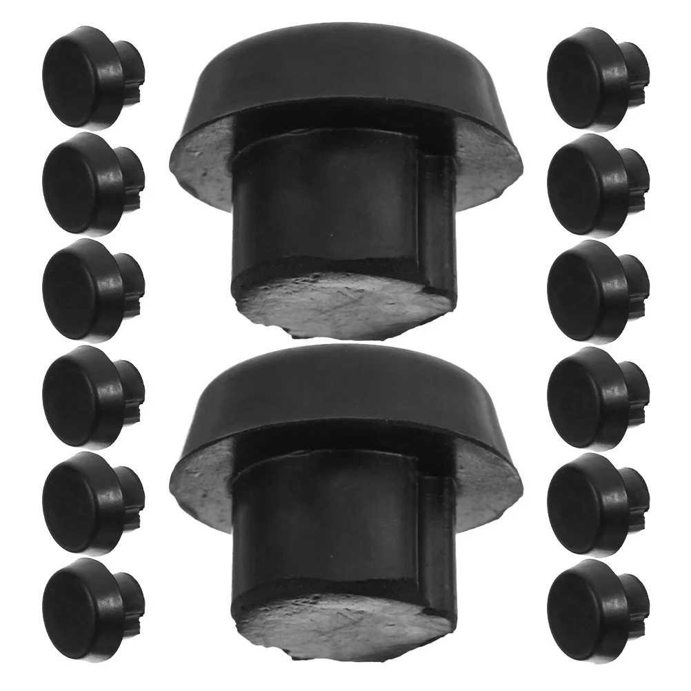 

20Pcs Billiard Cue Bottom Plug Protection Pad Fashionable Design for Cue Stick Tail Cover Ideal for Competition and Practice