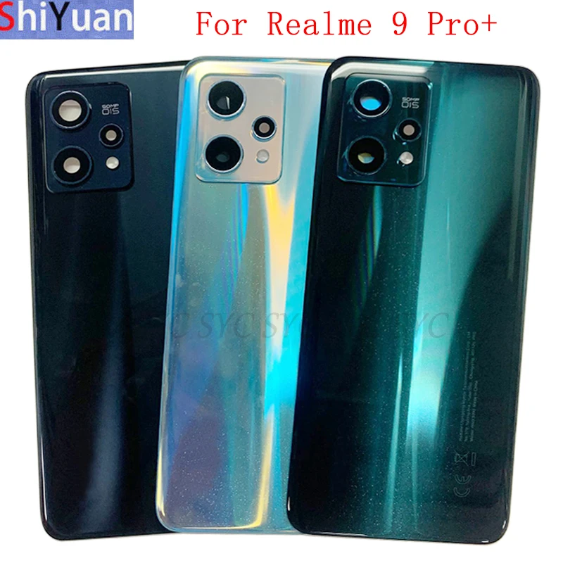 Original Battery Cover Rear Door Housing Back Case For Realme 9 Pro Plus Battery Cover with Logo Replacement Parts