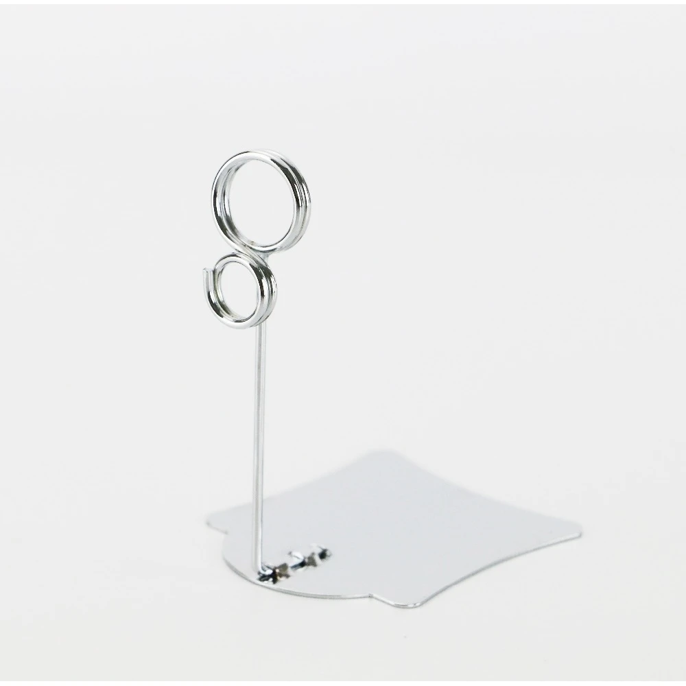Pop Metal Price Tag Display Stand Rack Label Holder Clip Desk Sign Clip Merchandise Name Card Holder Photo Memo Clip