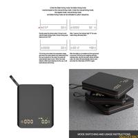 5kg LED Portable Digital Scale Balance Measuring Weight Electronic Scales 831F