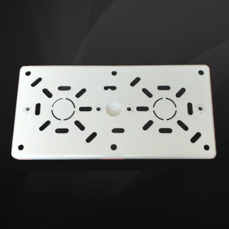 2pcs 86 Type Wall Surface Mounted Switch Box Double Bottom Wire Box 172*86*40mm