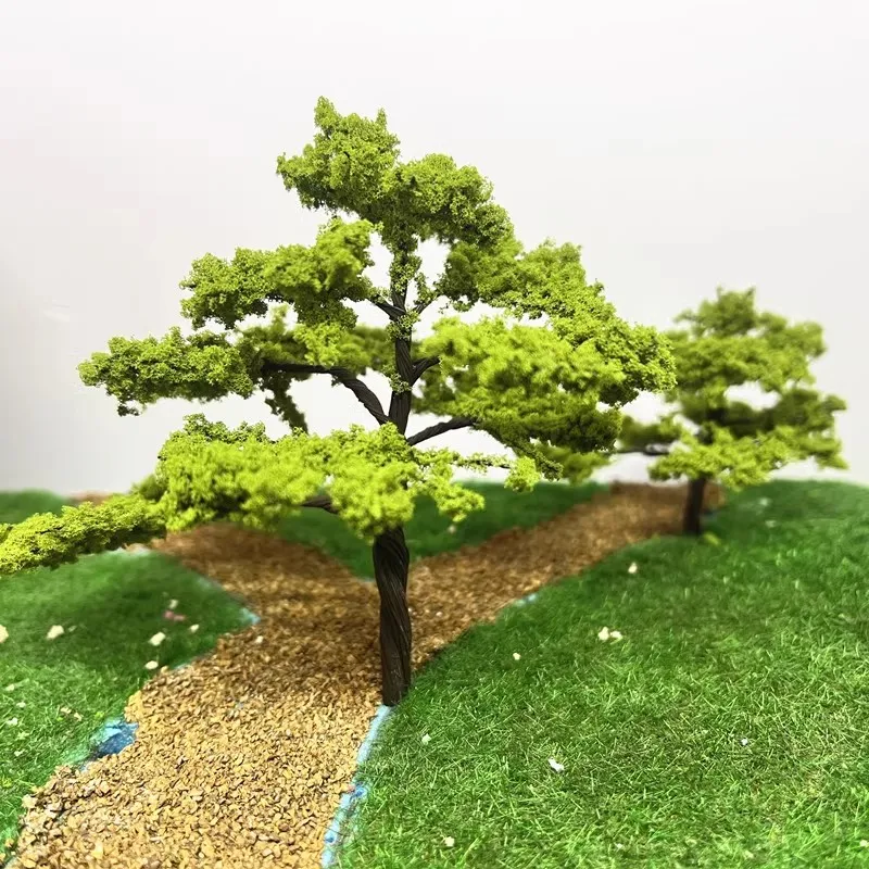 Creative manual model tree building model materials the train railway wire trees model tree 10-20 cm