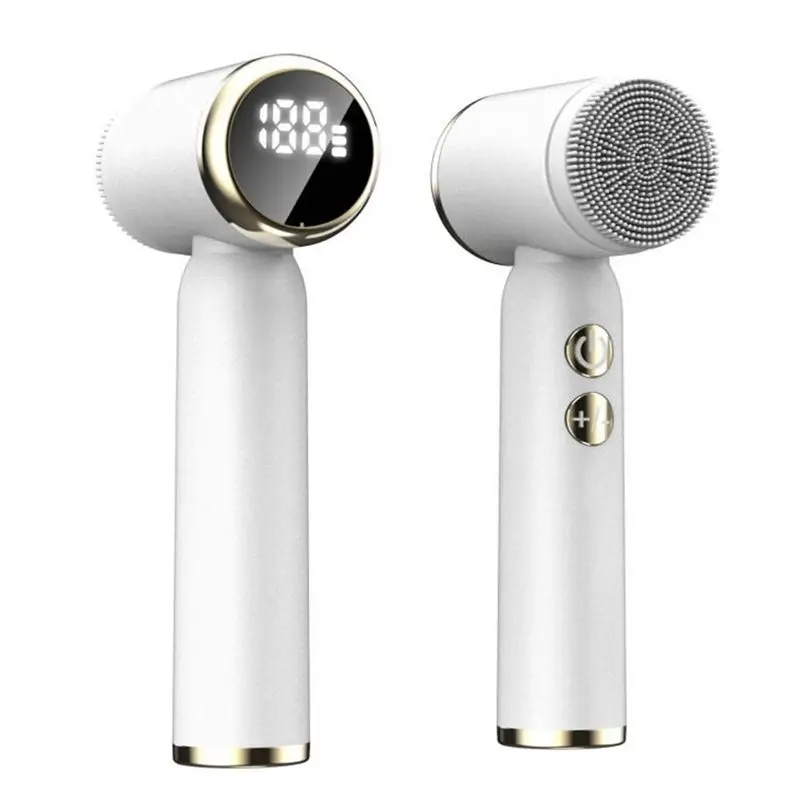 【بسيط】فرشاة تنظيف الوجه الكهربائية بالموجات فوق الصوتية 6 في 1 علاج مضغوط لتقشير الوجه ومزيل الرؤوس السوداء #6