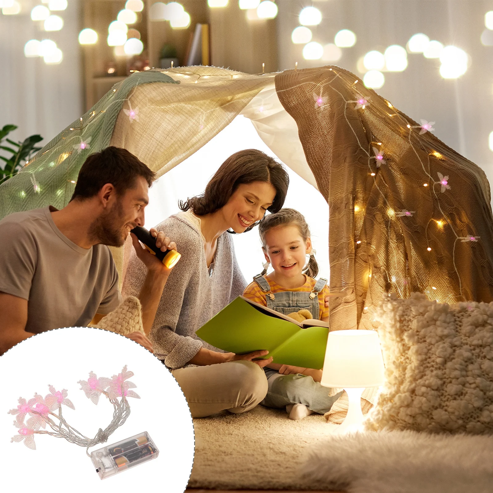 1 قطعة سلسلة أضواء فراشة Led ضوء الزخرفية للمنزل حديقة حفلة فناء الزفاف عيد الميلاد داخلي في الهواء الطلق الديكور مصباح #3