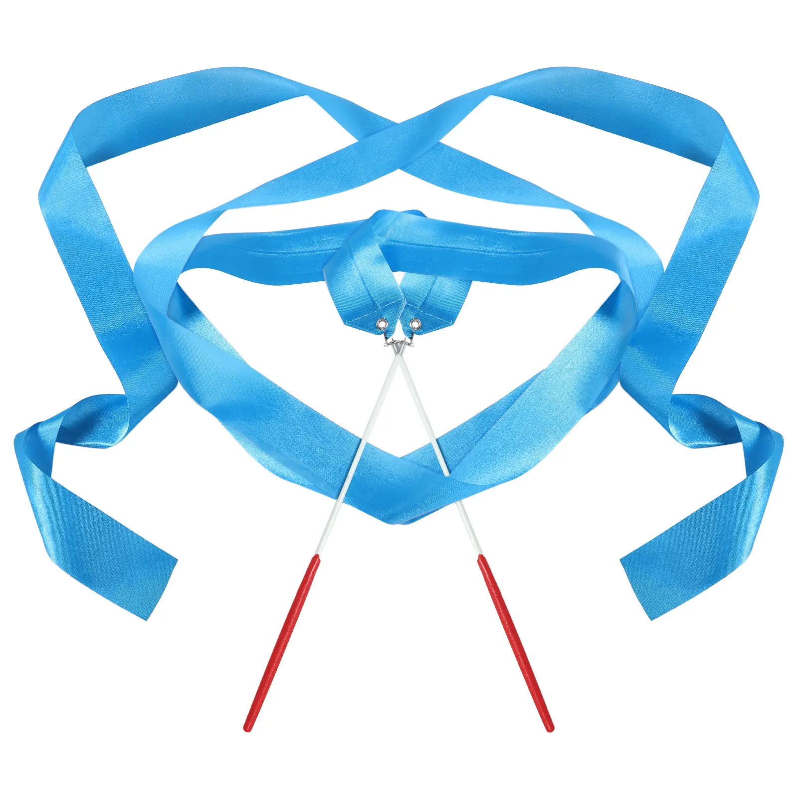 2Pcs Gymnastics Ribbon Streamers Artistic Dance Ribbons for Adults Performance Practice Fitness Equipment
