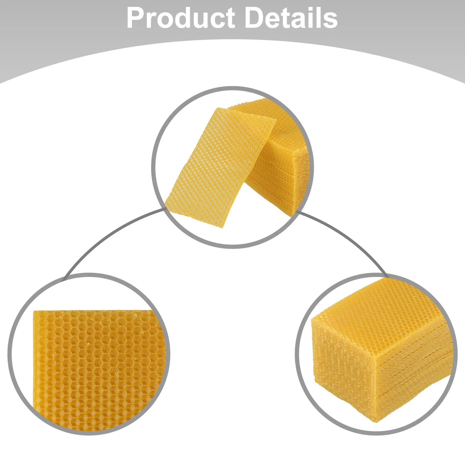 30 Pieces Beeswax Beehive Foundation Sheets for Beekeeping For Nest Base and DIY Candle Making with Consistent Thickness