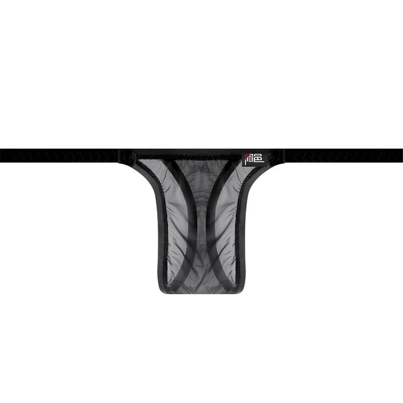 Japanese-Style Men's Underwear Sexy Low-Rise Thong Ultra-Thin Transparent T-Back Briefs