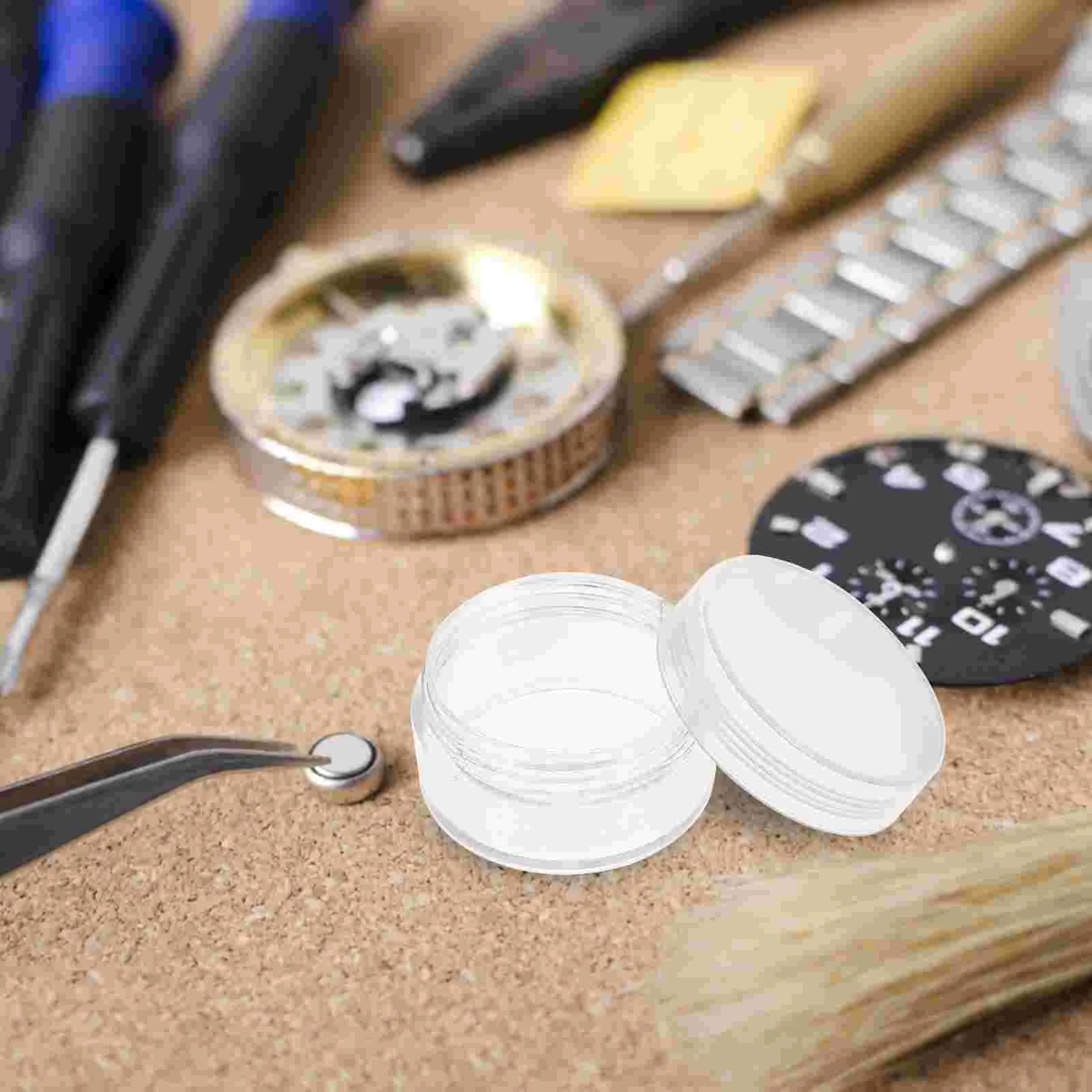 10 stuks onderdelen opbergdozen horloge onderdelen dozen reparatie onderdelen dozen met deksel oorbellen opbergdoos kleine item doos