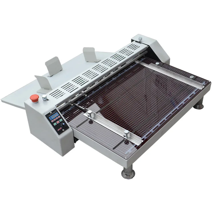 Electric Automatic A3 Perforating Small Desktop Slitter Creaser Paper Creasing Machine for Score and Fold Durable Tags