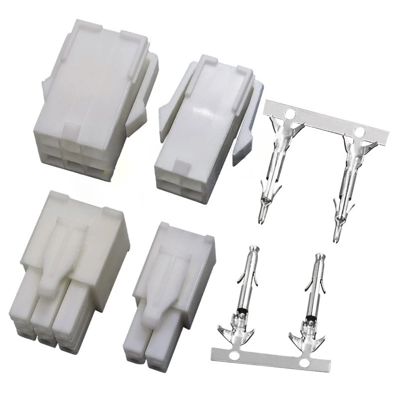 10set/lot 4.14mm 1/2/4/6/9/12 Pin Automotive 4.14 Electrical Wire Connector Male Female Cable Terminal Plug Kits Motorcycle Car