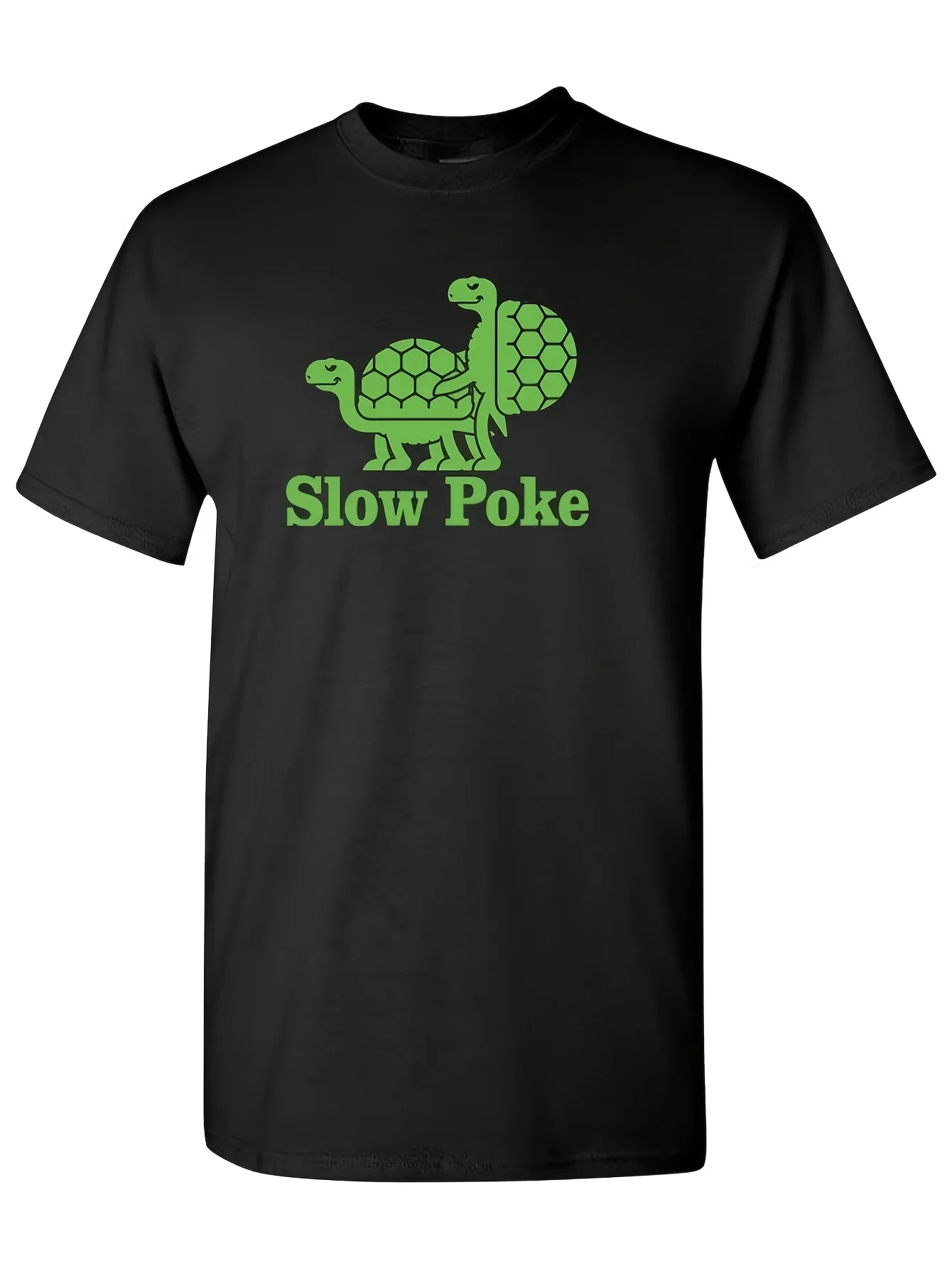 

Slow Poke Funny Turtles T- Shirt/ Adult Rude College Vulgar Sarcastic Humor Men' S T- Shirt Men' S TShirt Spring And Summer Off