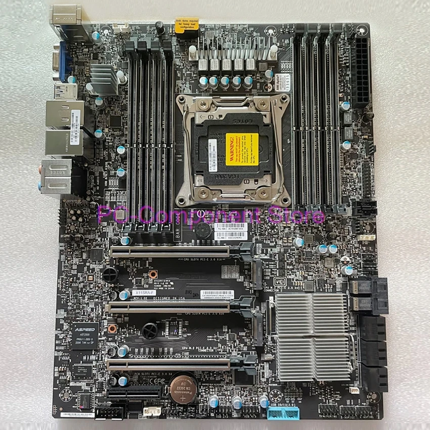 اللوحة الأم لمحطة العمل الفائقة الصغر ، LGA2066 ، DDR4 ، Xeon ، معالجات ، PCI-E ، M.2 ، U.2