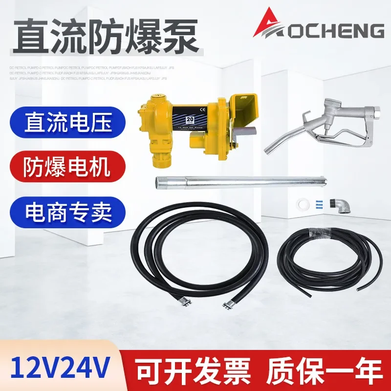 Customized On Demand DC explosion-proof pump DC Ex-proo Fuel Transefer Amazon Aocheng 12V/24V DC