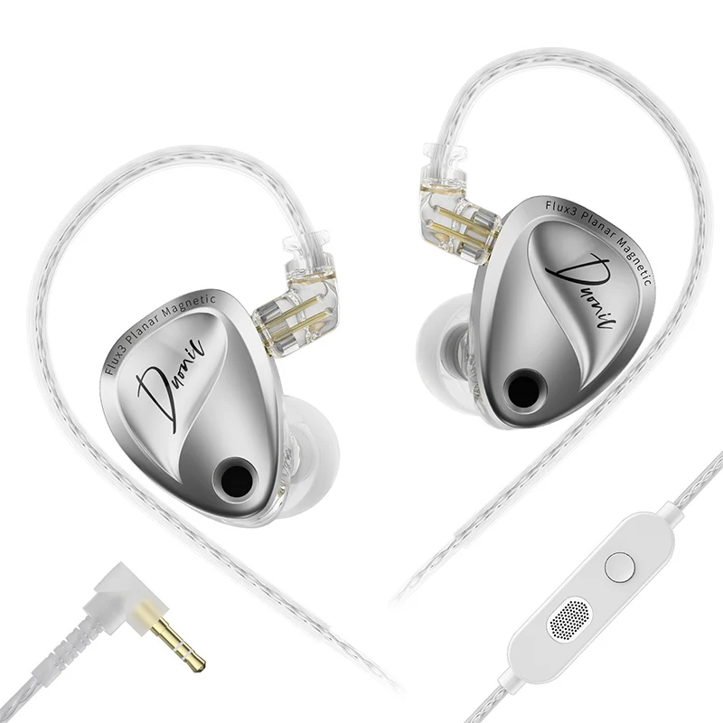 KZ Duonic HiFiイヤホン、スーパーストローク三磁気平面ドライバー、HM