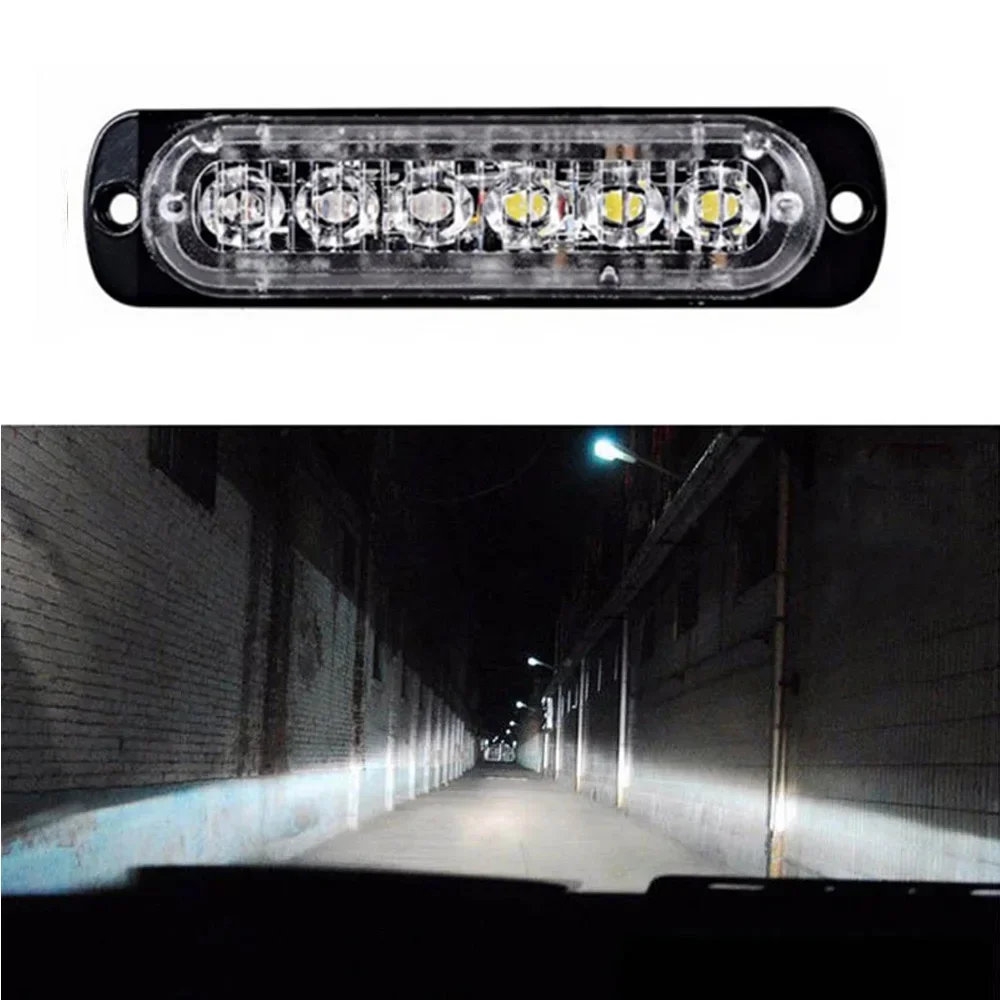 

Car Auto Daytime Running Light Daylight Car Styling Lamp DRL 6 LED Flash Light 12V Waterproof Lights Fog Light 6000K