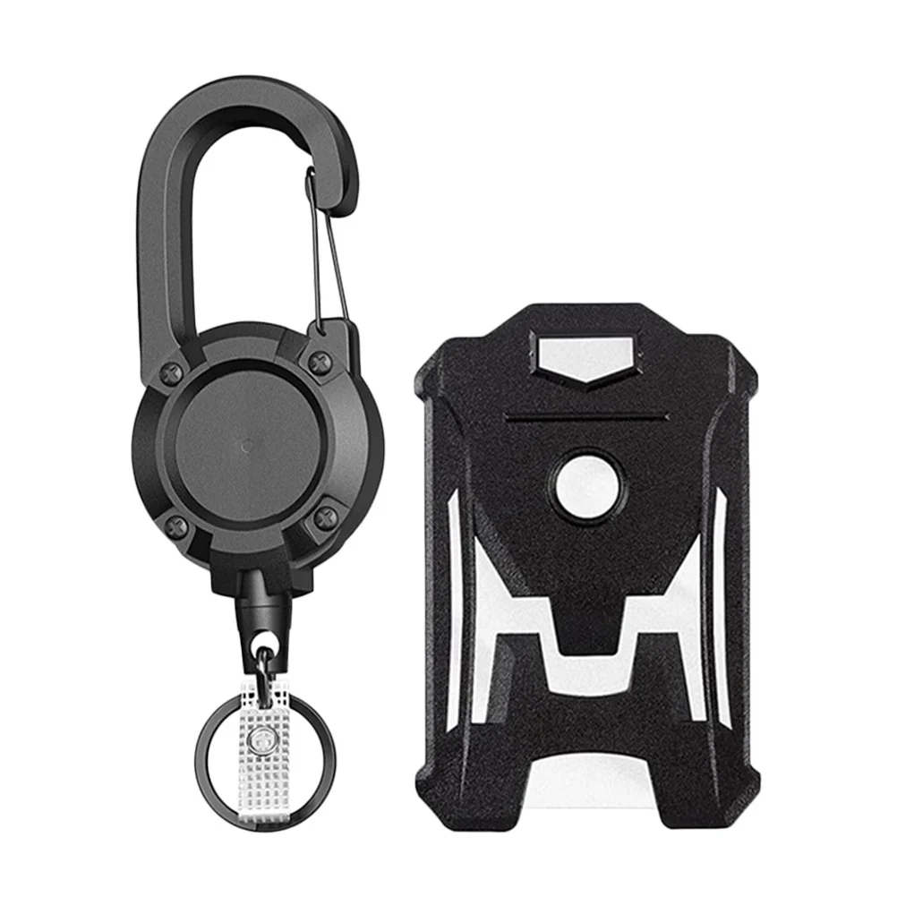 

1 Set Id Card Sleeve Holder Retractable Lanyard Badge Protector Vertical Name Tag Cover For Work School Office Nurse Id Cards