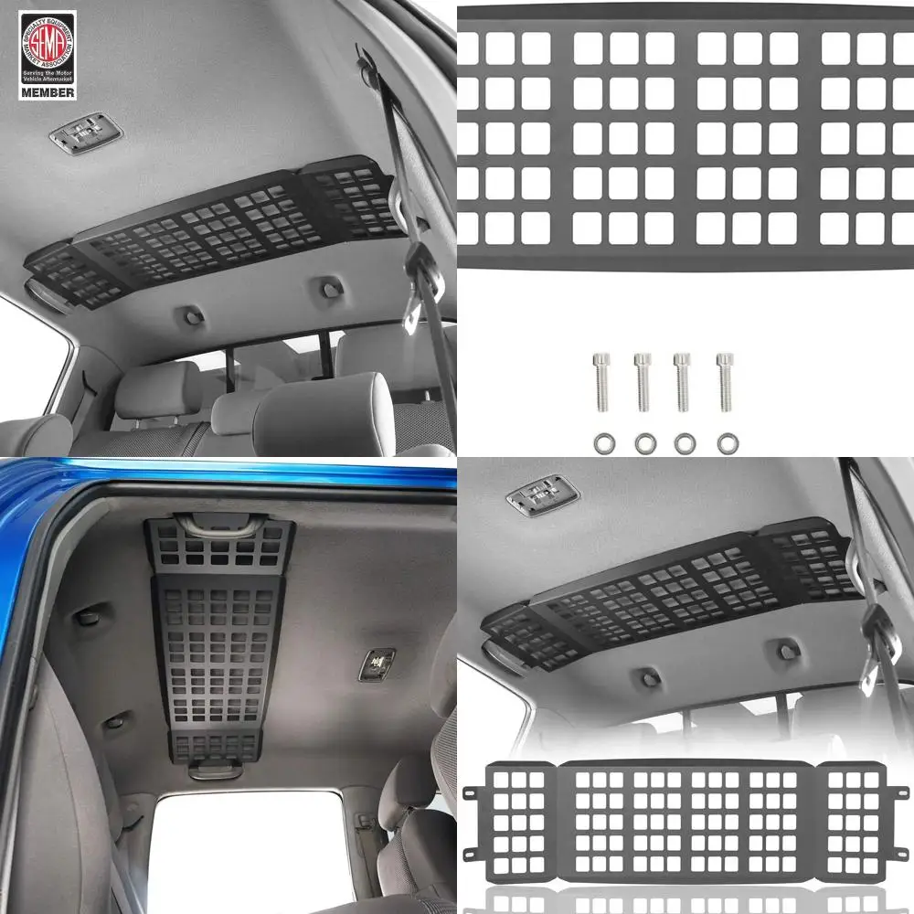 

Верхняя панель MOLLE Hooke Road Tacoma для хранения, совместимая с 4-дверными пикапами Toyota Tacoma 2005-2015, 2-го поколения