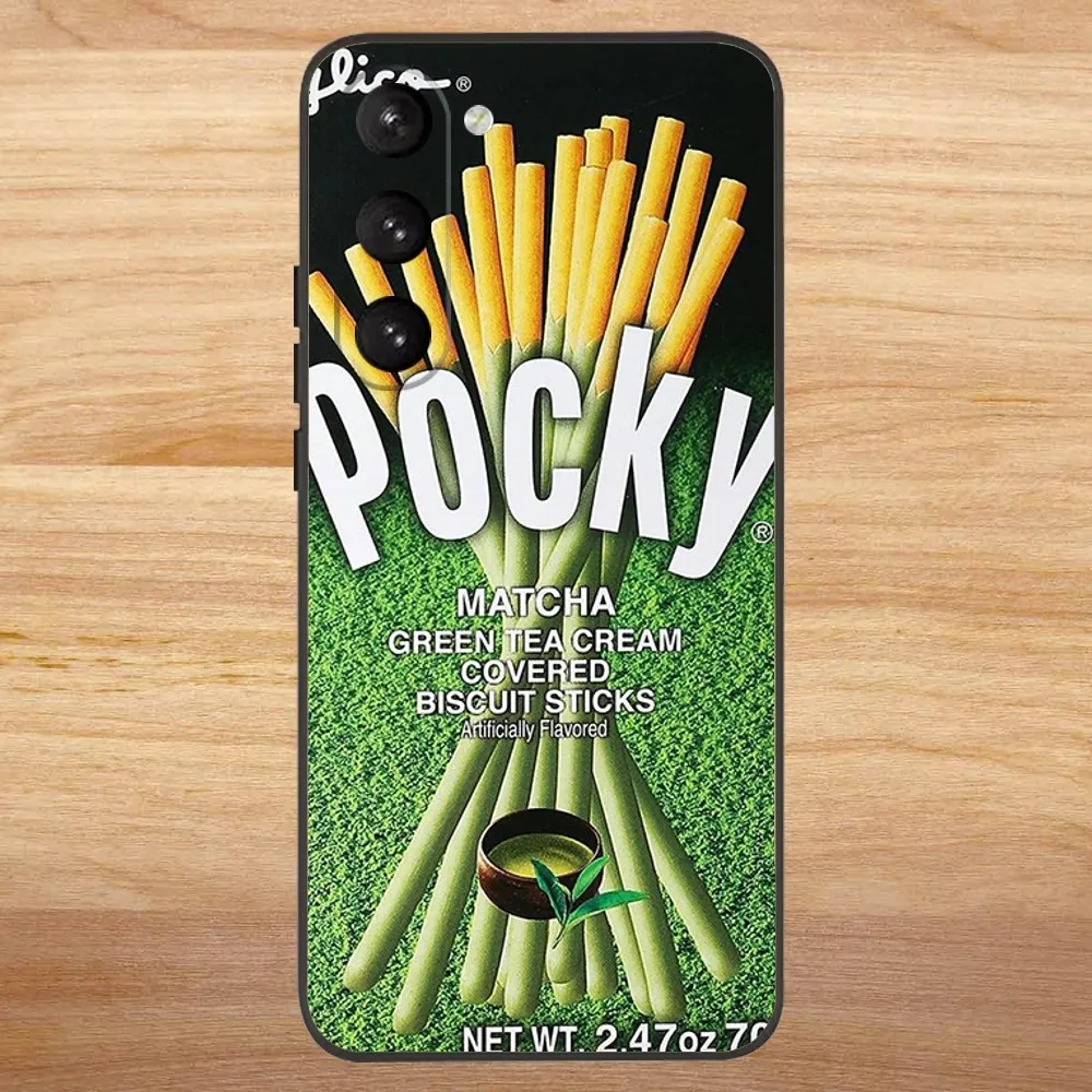 マジックストロベリーチョコレートフォンケース,Samsung s23,s20 ultra,lite,ultra,5g,plus,le,s23,22,22, 21,10,9用のソフトブラックケース