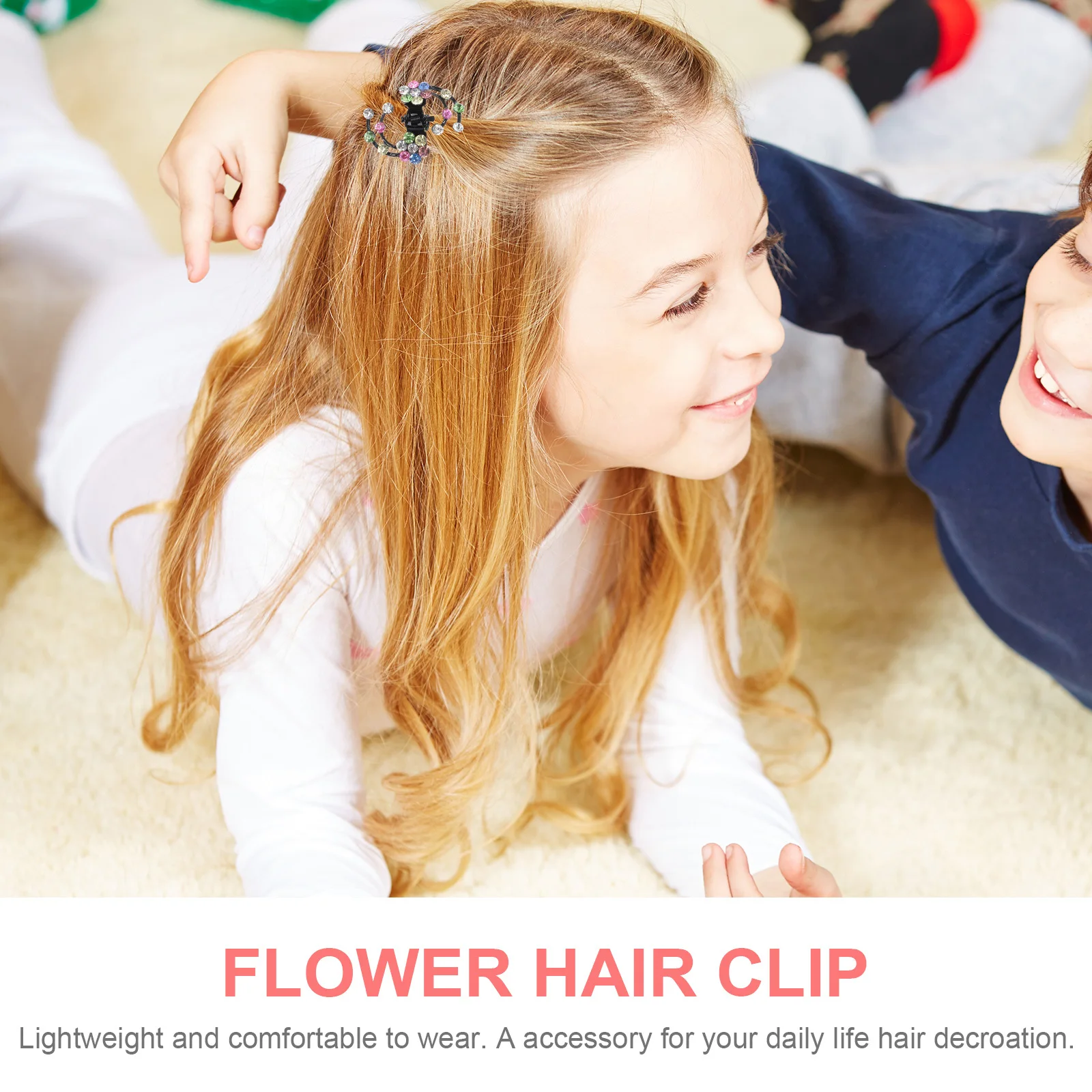 Pinces à cheveux en forme de fleur de prunier, 6 pièces, épingle à cheveux en strass, Mini pinces à cheveux légères pour femmes, vêtements de fête quotidiens