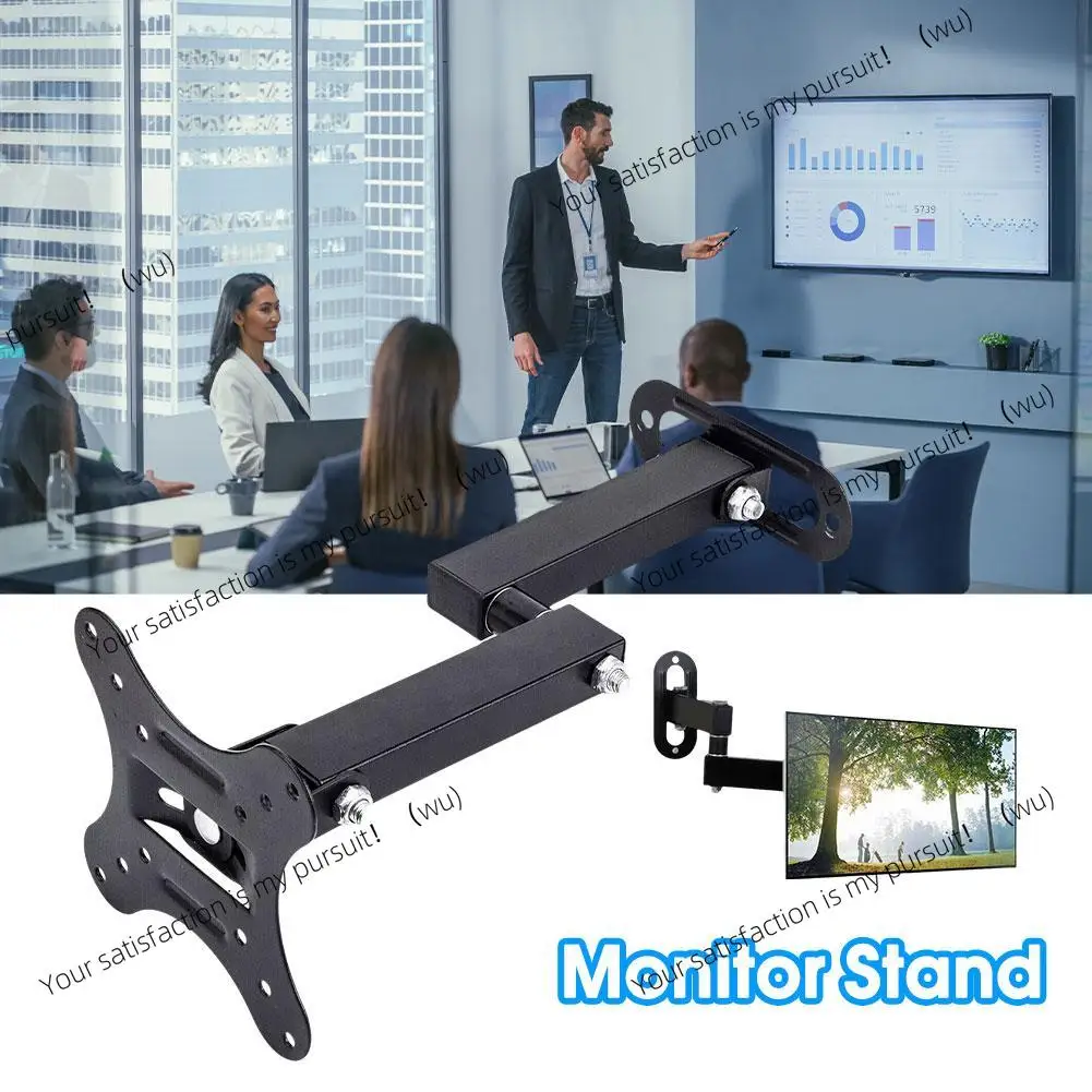 TV monitor stand, LCD LED monitor wall mount, adjustable support 10-27 inch TV