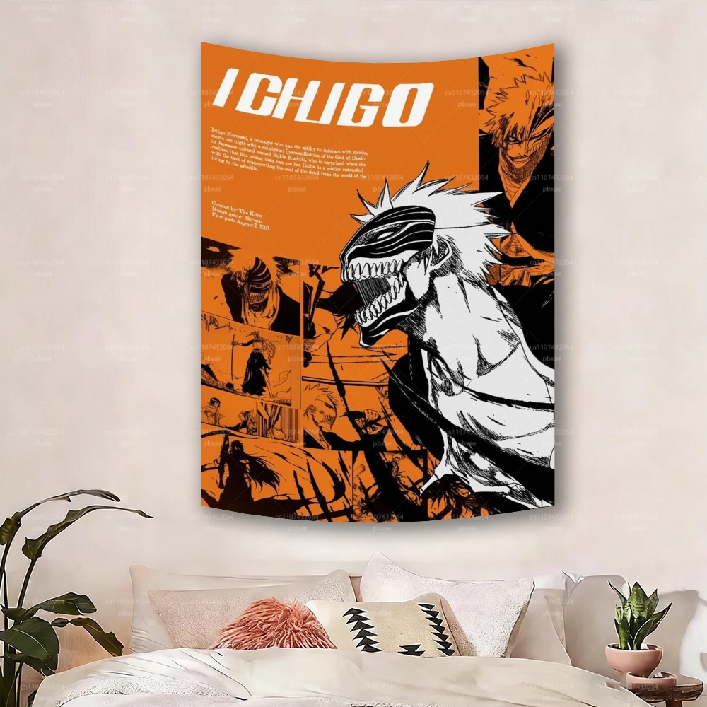 BLEACH Anime Wandteppich – Wanddekoration für Schlafzimmer, Wohnzimmer und Studentenwohnheim