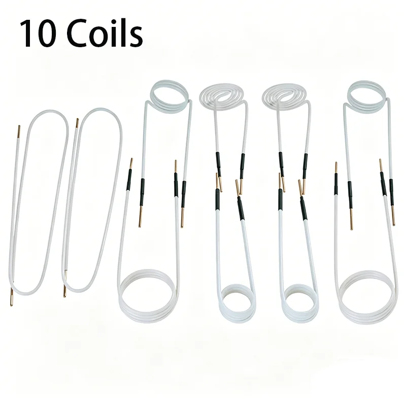 8/10 Pcs Induction Heater Coils Set Multi Size Replacement Heating Coils for Handheld Rusty Nut Remover with Paper Box Packaging image 3