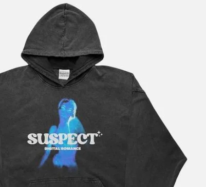 Jaket Grunge 2022 Y2K Pakaian Bertudung Jaket Bertudung Ritsleting Baju Jalan Hip Hop Kaus Wanita Print Grafis Goth Harajuku