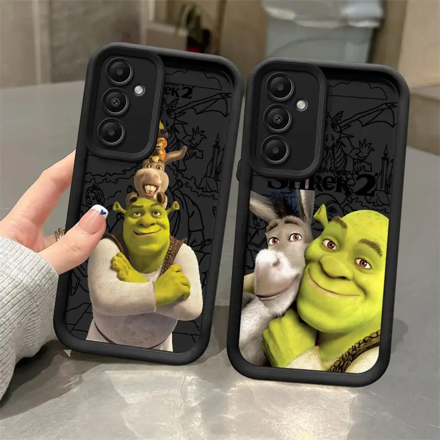 MoviesS S-Shrek-s Phone Case for Samsung Galaxy A34 A12 A13 A14 A22 A24 A23 A32 A33 5G Silicone funda case