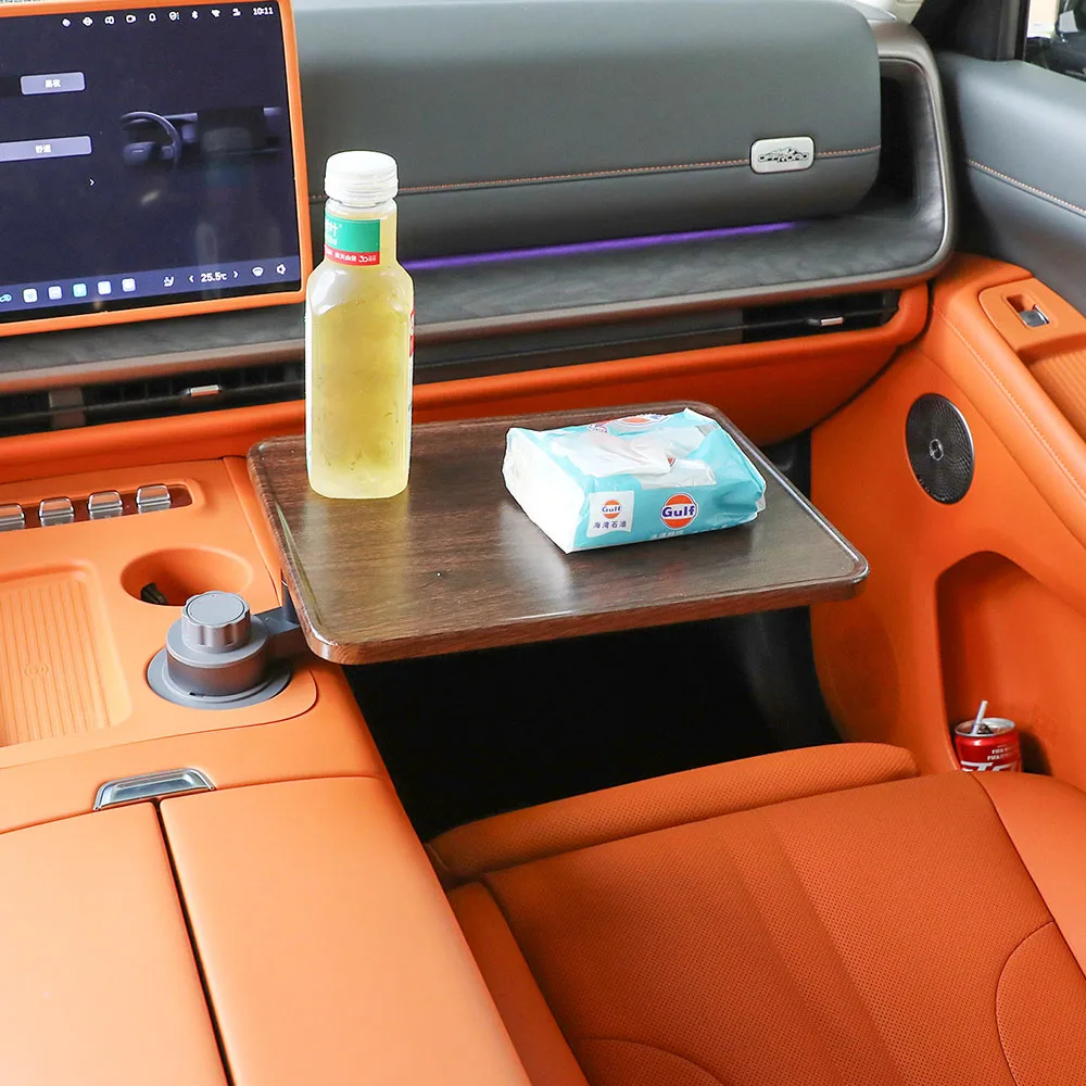 Central Control Floating Small Table Board For GWM HAVAL H10 2026 Car Mounted Wooden Storage Tray Car Modification Supplies