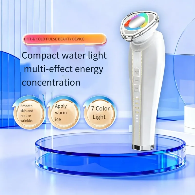 ABUD-Multi-Function Light Therapy LED Facial Skin Tightening Device 7-In-1 Cold& Hot Pulse Importer