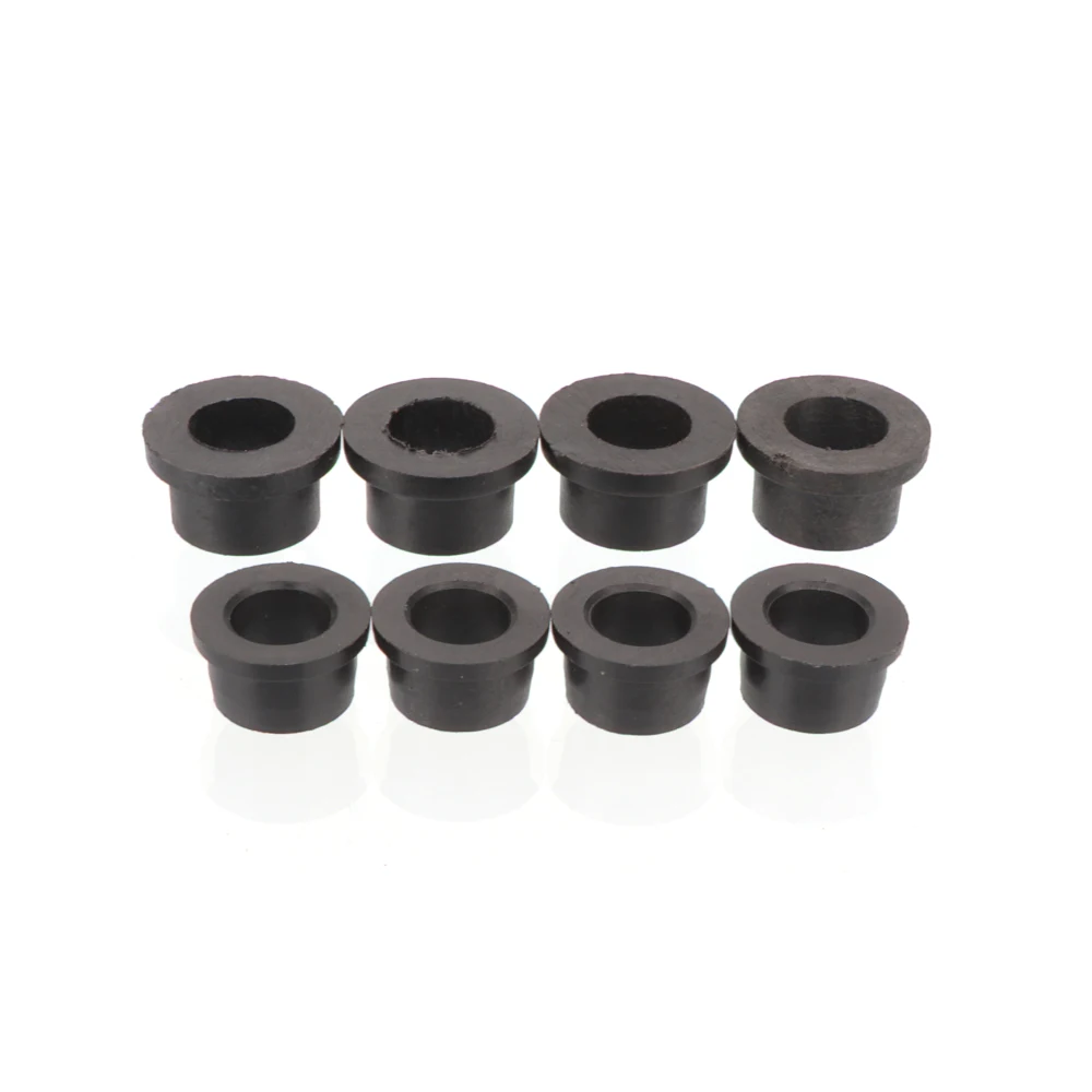 4PCS Bushing Round Hollow Grommet Hole Plug O-rings Sealed Gasket For ATV Front A-Arm Bushings Steering Strut Knuckle Spindle