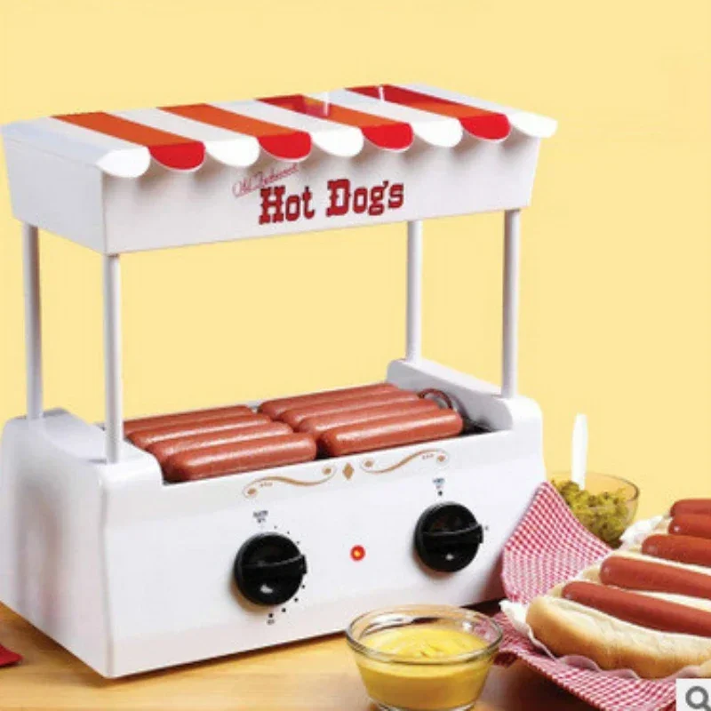 Sausage Machine Multifunction American hot dog kebab machine teppanyaki barbecue grill steak DIY hamburger baking maker