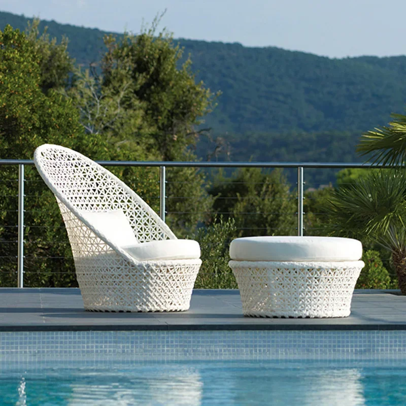 

Outdoor tables and chairs Nordic courtyard rattan sofa living room balcony small garden leisure room