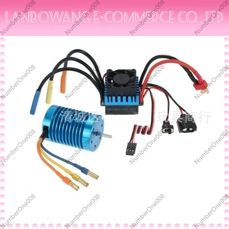 3650 4370KV Brushless Motor 45A Brushless ESC Combo Upgrade Parts for 1/10 HSP Infinite RC Off Road Car