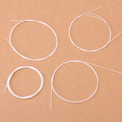 4pcs White Nylon Ukulele String Set