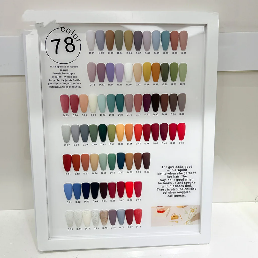 Spring Summer 78 Colors Nail Gel For Manicure Nail Salon Wholesale Gel Nail Polish Set Soak Off UV LED Varnish Kit 15ml