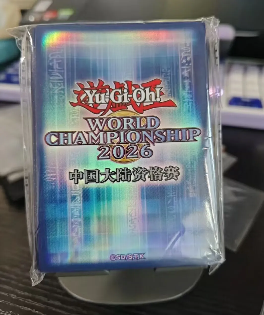 70 шт. Официальные защитные протекторы для карт Yugioh KONAMI Duel Monsters World Championship 2026, синяя версия, запечатанные, для коллекционеров и дуэлистов
