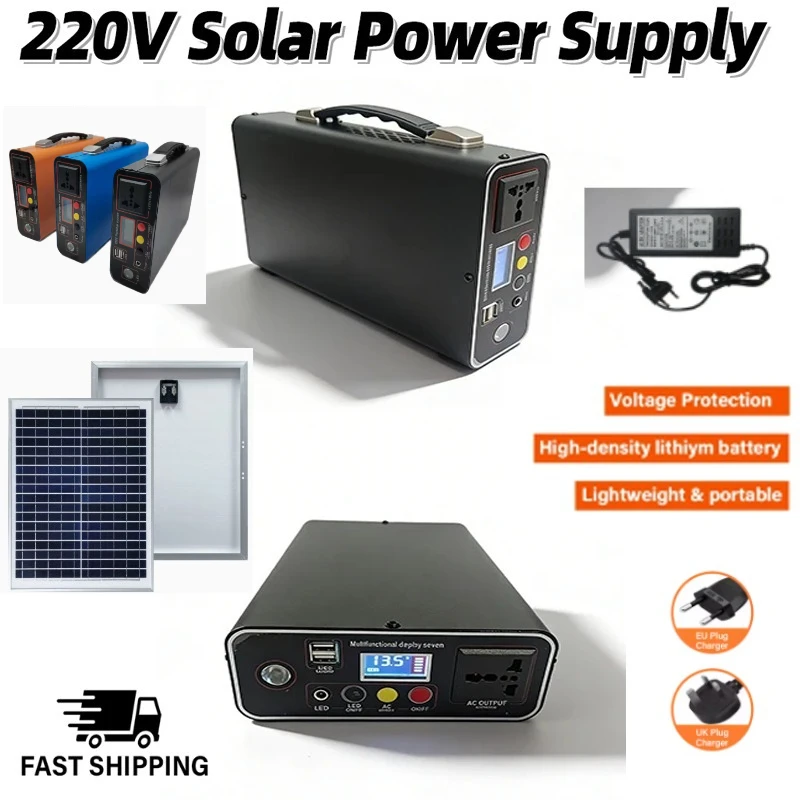 220V Portable Power Station 300W-45Ah/90Ah LiFePO4 De Suitable for Home Emergency, Outdoor Camping, Work and Outings