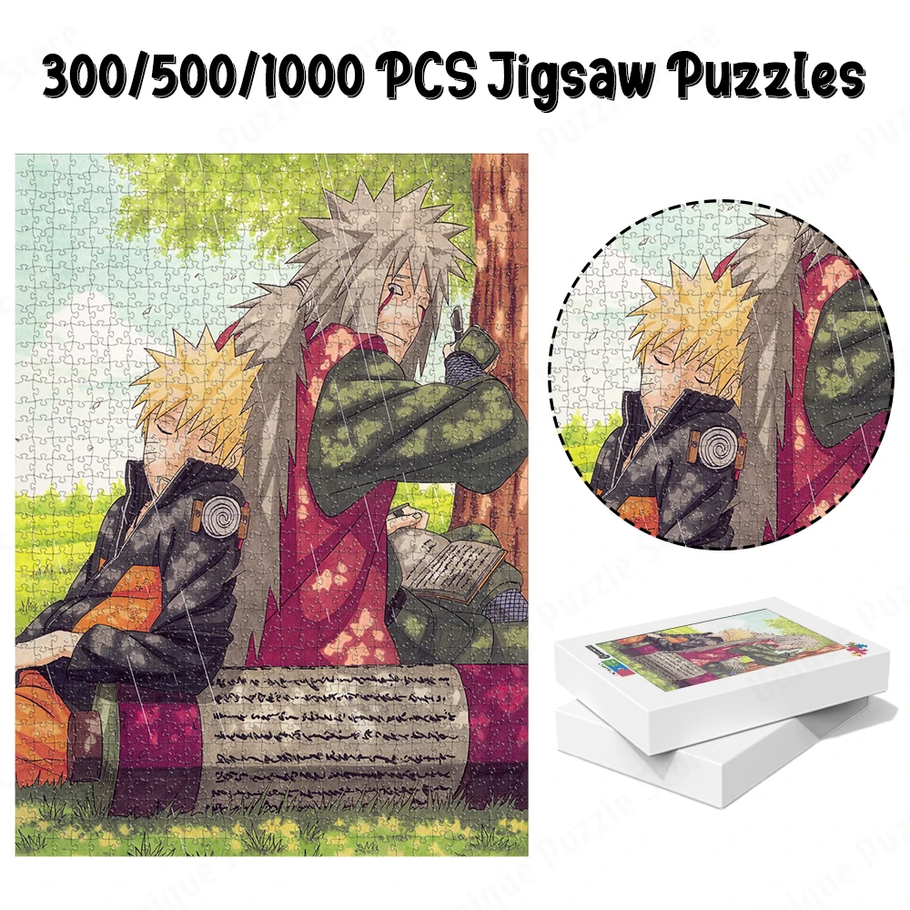 

Пазл Учиха Мадара и удзумаки Наруто из аниме «Наруто», уникальный дизайн, настольные игры, Мультяшные развивающие игрушки Bandai для всей семьи