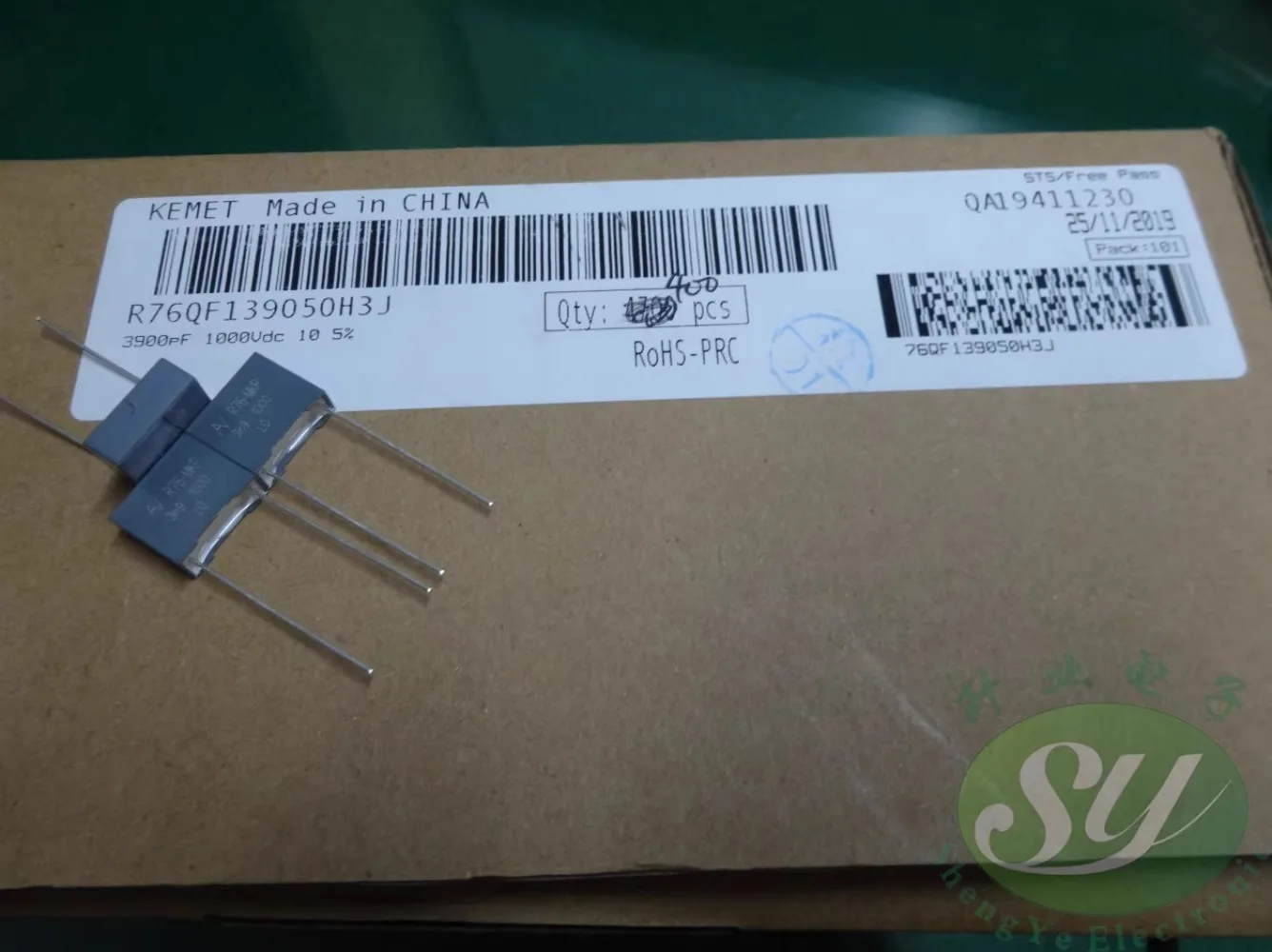 

20PCS KEMET AV R76 0.0039uf/1000V 3.9nf 3900pf 3n9 New film capacitor 10MM
