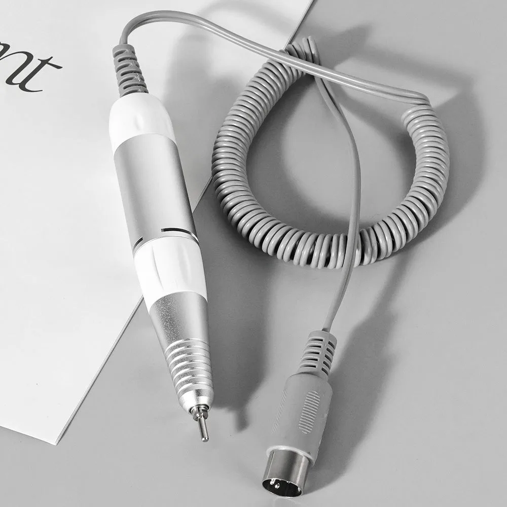 

Электрическая дрель для ногтей, ручка, пилочка, шлифовальная машина для маникюра, педикюра, инструмент постоянного тока и 3-контактная вилка, аксессуары для дрели для ногтей